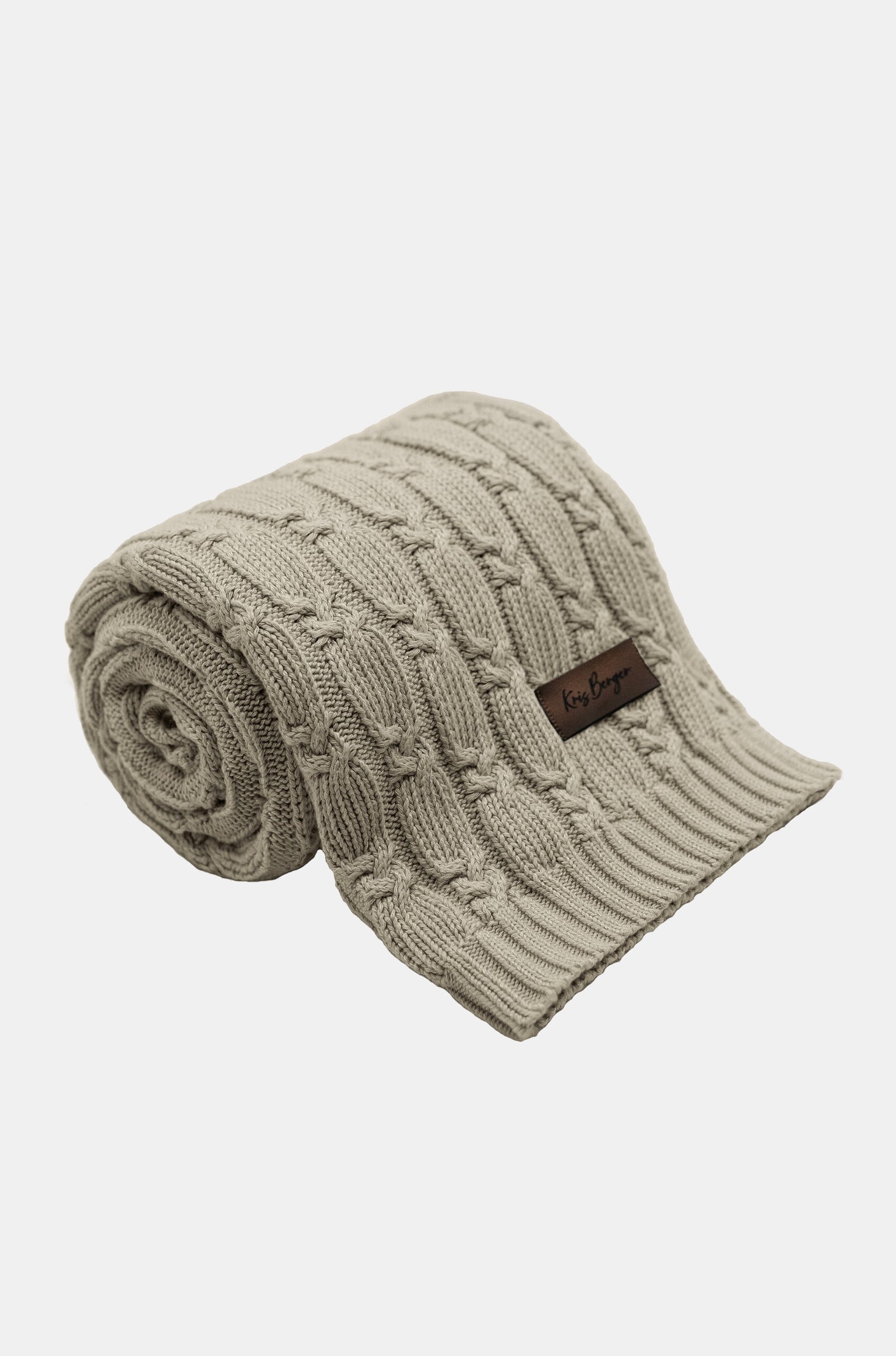 Bambusowy kocyk light beige 80x100 - ALASKA